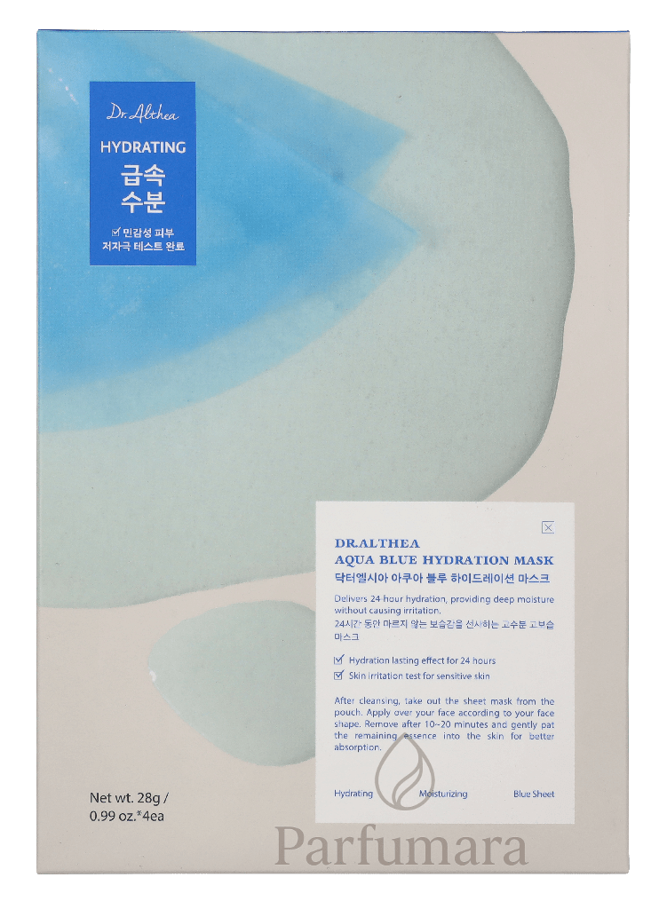 Dr.Althea Aqua Blue Hydration Mask 4 Pieces 112 g