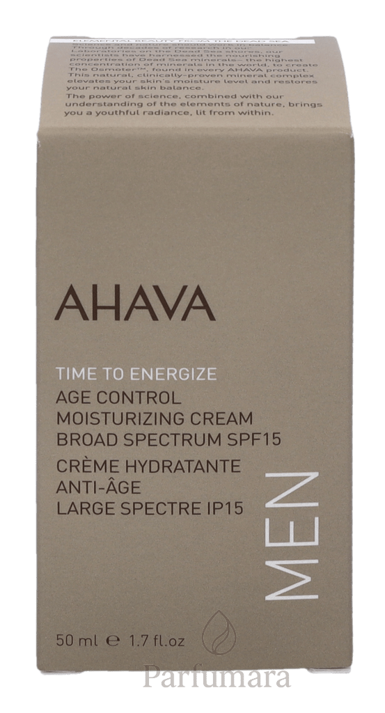 Ahava Men T.T.E. Age Control Moisturizing Cream SPF15 50 ml