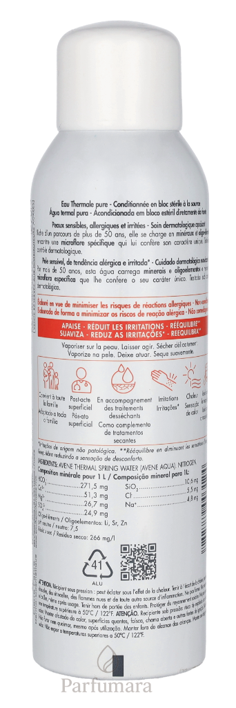 Avene Thermal Spring Water For Sensitive Skin/Soothing Anti-Irritating - Parfumara