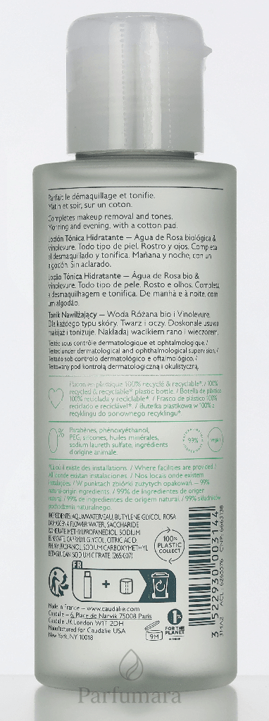 Caudalie Vinoclean Moisturizing Toner All Skin Types 100 ml