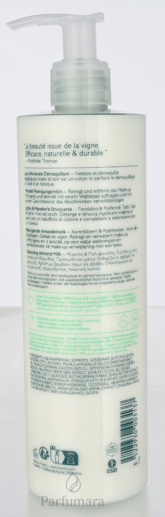 Caudalie Vinoclean Cleansing Almond Milk 400 ml