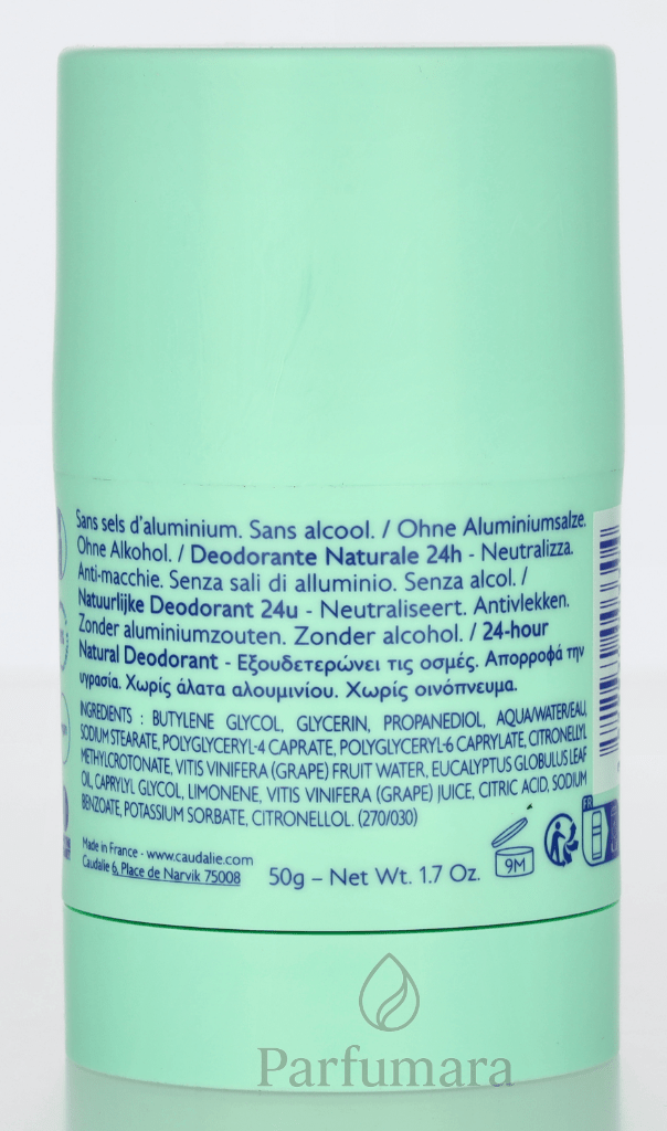 Caudalie Vinofresh Natural Stick Deodorant 24H 50 g