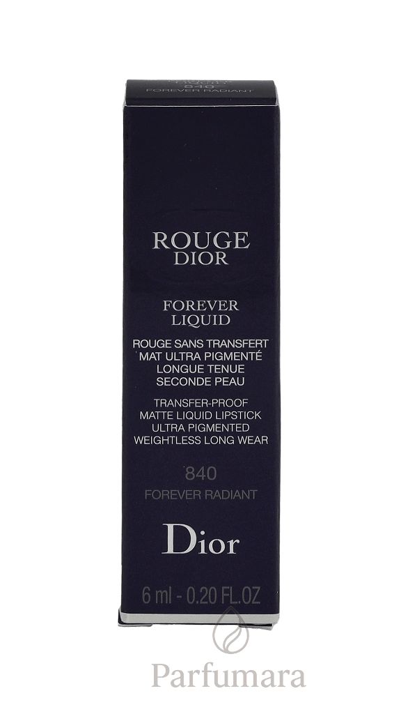 Dior Rouge Dior Forever Liquid Lipstick 840 Forever Radiant 6 ml