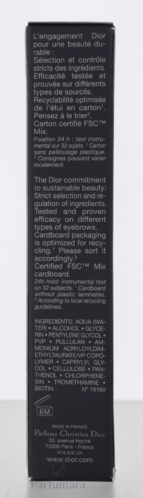 Dior Diorshow On Set Brow 24H Volume & Set Brow Gel 000 Universel 5 ml