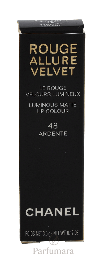Chanel Rouge Allure Velvet Luminous Matte Lip Colour 48 Ardente 3,5 g