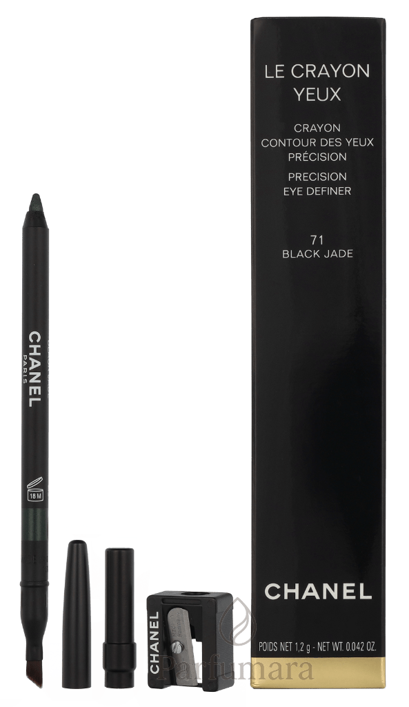 Chanel Le Crayon Yeux Precision Eye Definer 71 Black Jade/w Sharpener 1,2 g