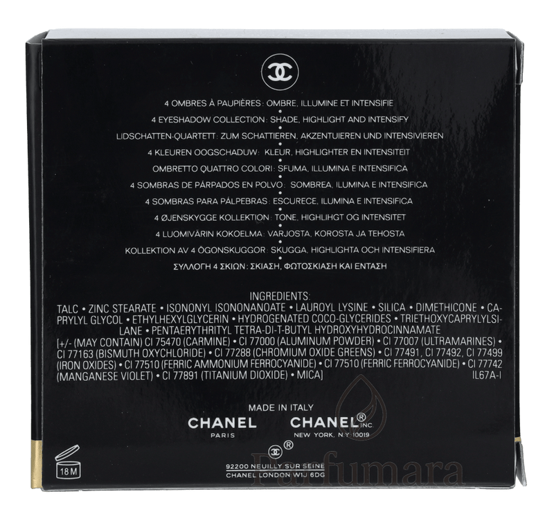 Chanel Les 4 Ombres Multi Effect Quadra Eyeshadow 308 Clair - Obscur 2 g