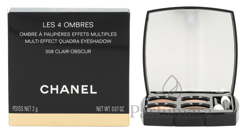 Chanel Les 4 Ombres Multi Effect Quadra Eyeshadow 308 Clair - Obscur 2 g