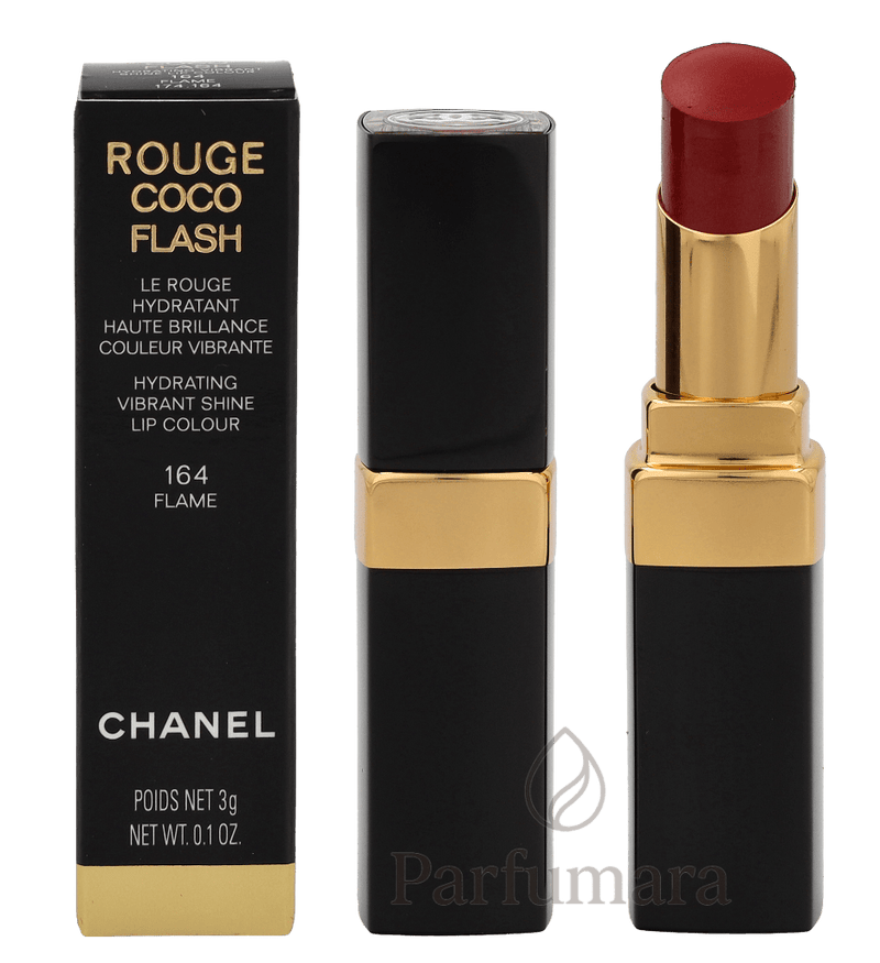Chanel Rouge Coco Flash Hydrating Vibrant Shine Lip Colour 164 Flame 3 g