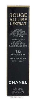 Chanel Rouge Allure L'Extrait High - Intensity Lip Colour 832 Rouge Libre 2 g