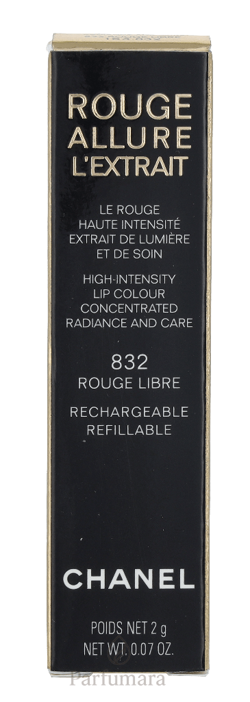 Chanel Rouge Allure L'Extrait High - Intensity Lip Colour 832 Rouge Libre 2 g