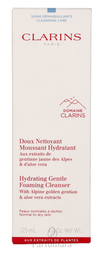 Clarins Hydrating Gentle Foaming Cleanser Normal To Dry Skin 125 ml