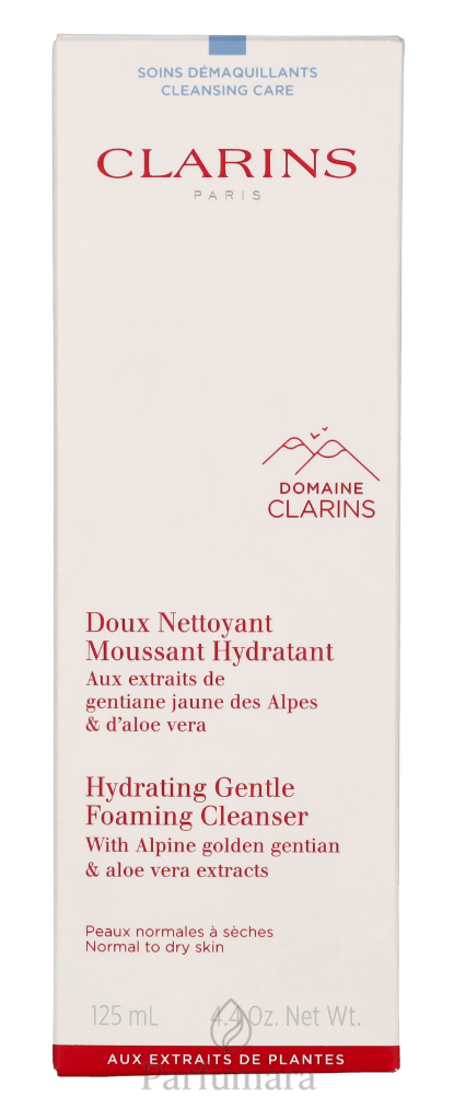 Clarins Hydrating Gentle Foaming Cleanser Normal To Dry Skin 125 ml