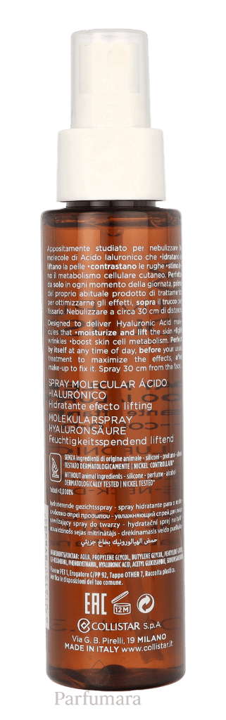 Collistar Pure Actives Hyaluronic Acid Molecular Spray 100 ml