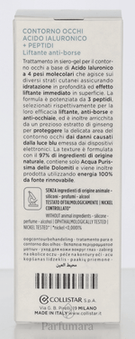 Collistar Hyaluronic Acid + Peptides Eye Contour 15 ml