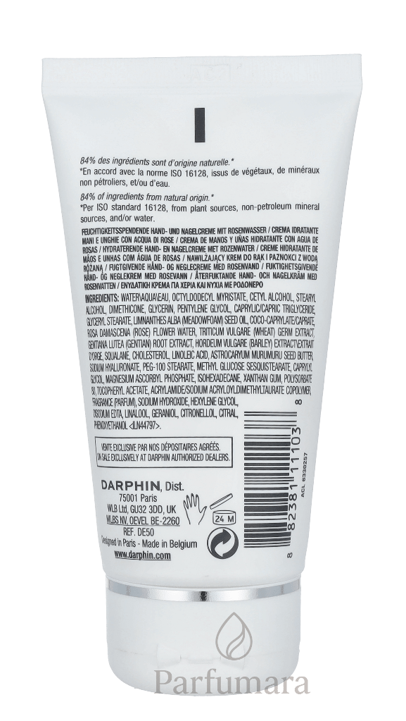 Darphin All - Day Hydrating Hand & Nail Cream With Rose Water 75 ml