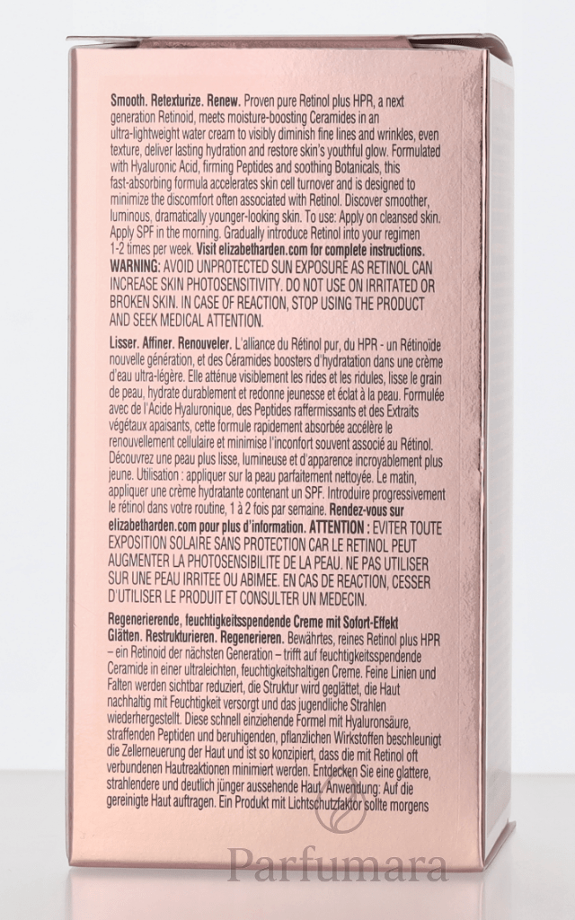 Elizabeth Arden Retinol+HPR Ceramide Rapid Skin Renewing Water Cream 50 ml