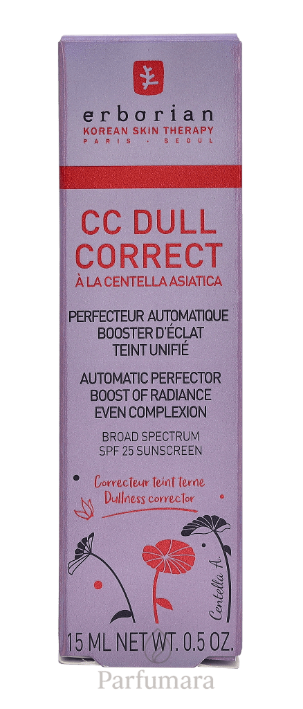 Erborian CC Dull Correct Sunscreen SPF25 Broad Spectrum 15 ml