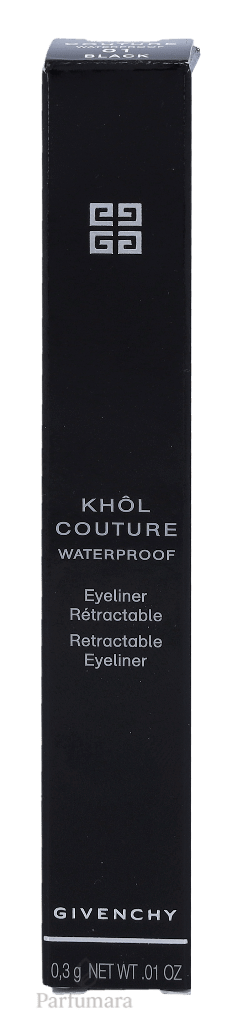 Givenchy Khol Couture Waterproof Eyeliner 01 Black 0,3 g