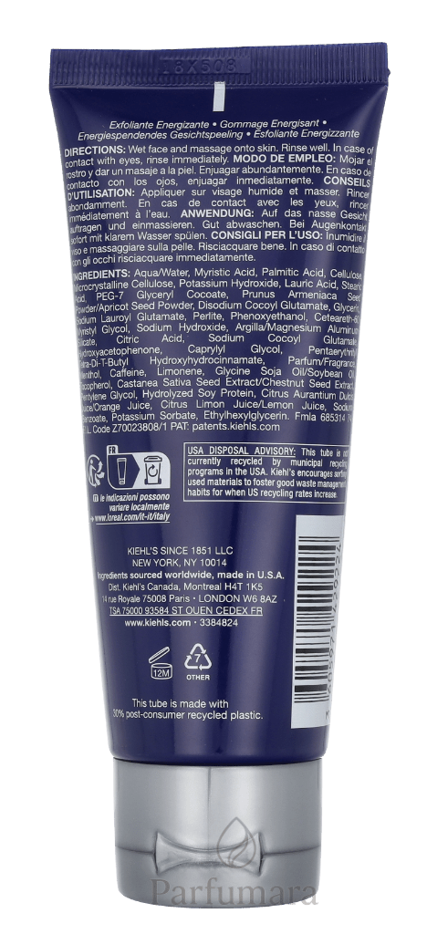 Kiehl's Men Facial Fuel Energizing Scrub 100 ml