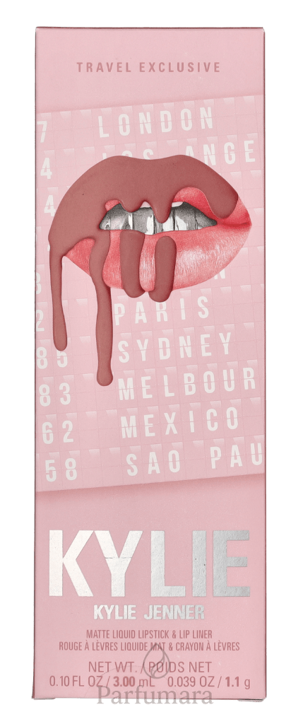 Kylie Jenner Kylie Matte Liquid Lipstick & Lip Liner 354 - Matte Liquid Lipstick 3ml/Lip Liner 1,1gr 4,1 ml
