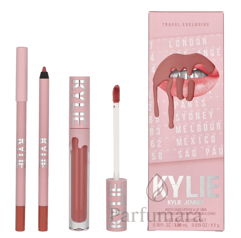 Kylie Jenner Kylie Matte Liquid Lipstick & Lip Liner 354 - Matte Liquid Lipstick 3ml/Lip Liner 1,1gr 4,1 ml