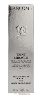 Lancome Teint Miracle Hydrating Foundation SPF15 010 Beige Porcelaine 30 ml