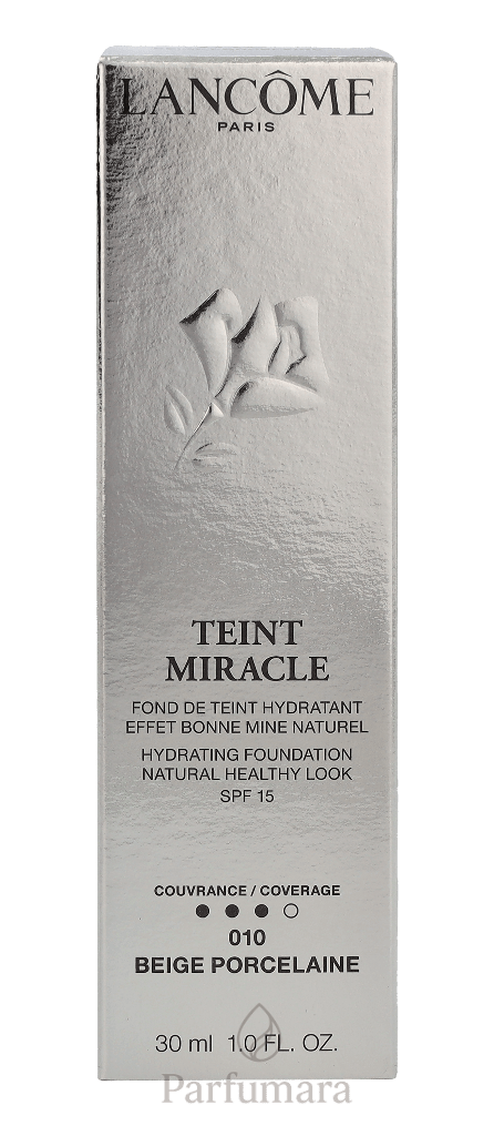 Lancome Teint Miracle Hydrating Foundation SPF15 010 Beige Porcelaine 30 ml