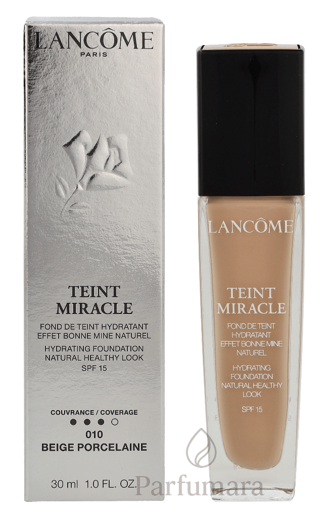 Lancome Teint Miracle Hydrating Foundation SPF15 010 Beige Porcelaine 30 ml