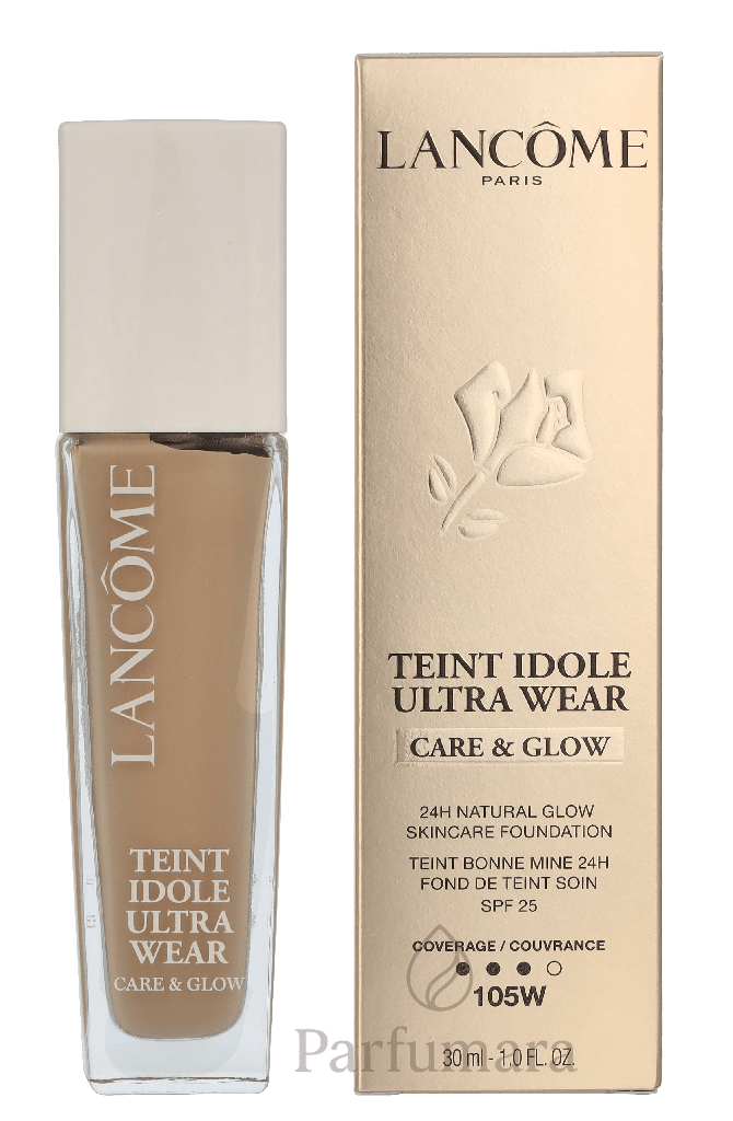 Lancome Teint Idole Ultra Wear Care & Glow 105W Foundation 30 ml