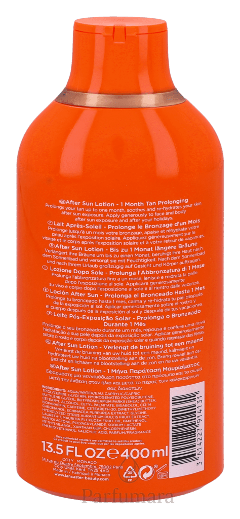Lancaster Golden Tan Maximizer After Sun Lotion 400 ml