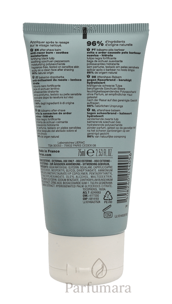 Lierac Homme After Shave Balm 75 ml