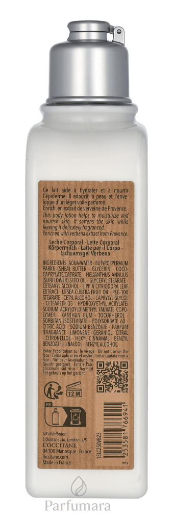 L'Occitane Verbena Body Lotion 250 ml