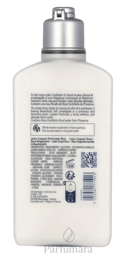 L'Occitane Rose Body Lotion 250 ml