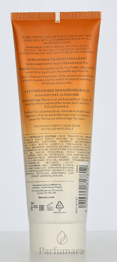 Lumene Nordic - C Pure Glow Cleansing Balm All Skin Types 125 ml