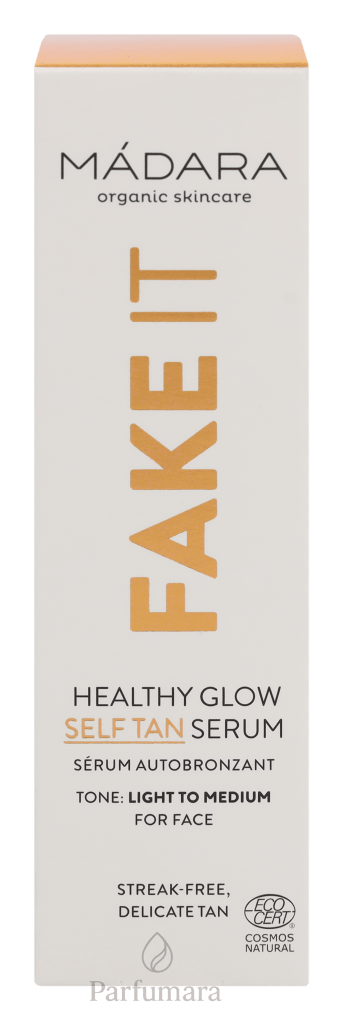 Madara Fake It Healthy Glow Self Tan Serum Light To Medium, All Skin Types 30 ml