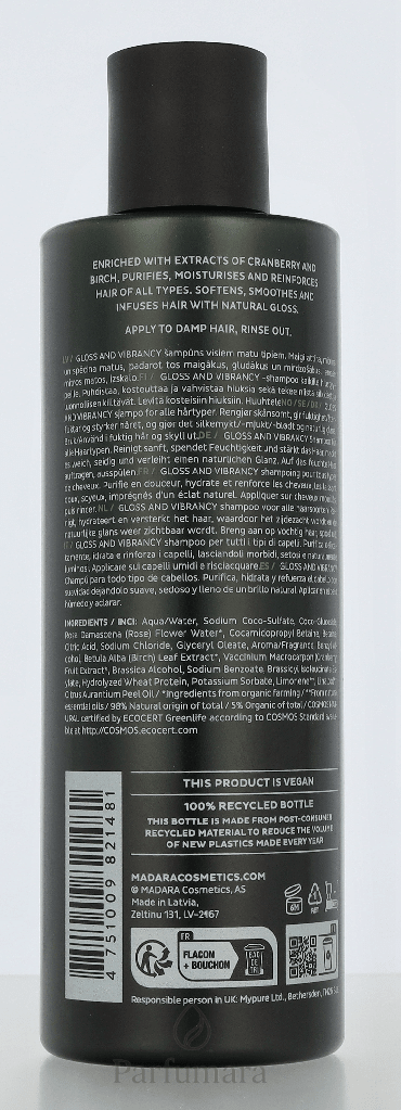 Madara Gloss And Vibrancy Shampoo Normal Hair 250 ml