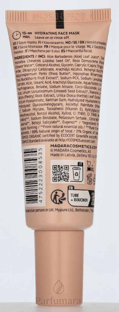 Madara Organic Skincare SOS Hydra Mask 17 ml