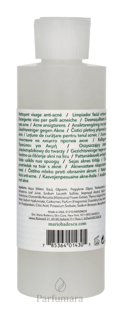 Mario Badescu Acne Facial Cleanser Skin Care 177 ml