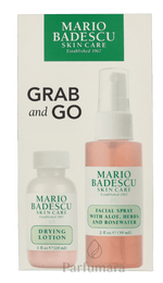 Mario Badescu Grab And Go Set Drying Lotion 29ml/Facial Spray 59ml 88 ml