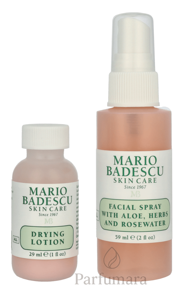 Mario Badescu Grab And Go Set Drying Lotion 29ml/Facial Spray 59ml 88 ml