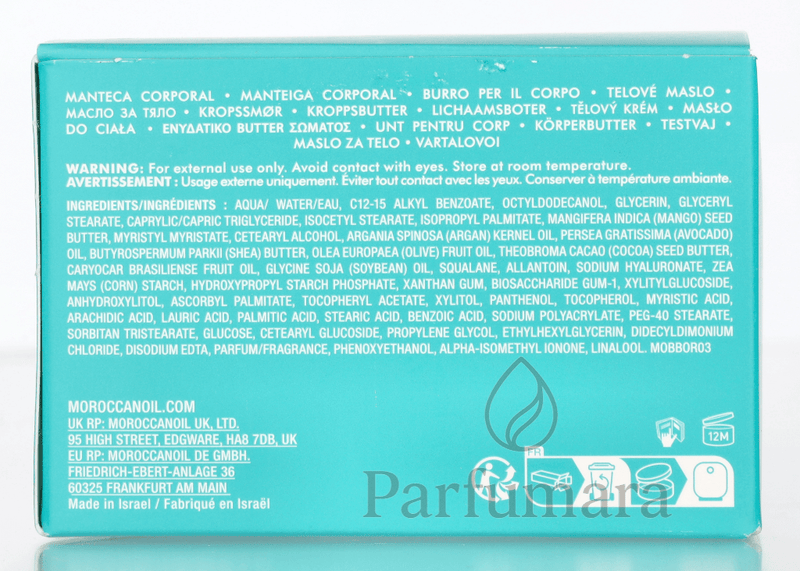Moroccanoil Intense Nourishment Body Butter 200 ml