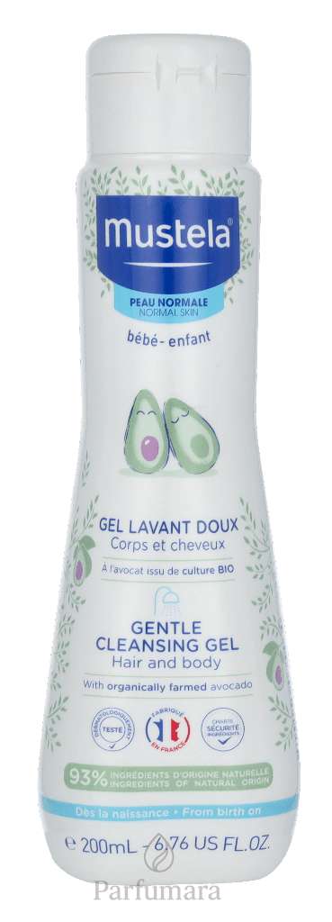 Mustela Bebe Gentle Cleansing Gel Hair And Body 200 ml