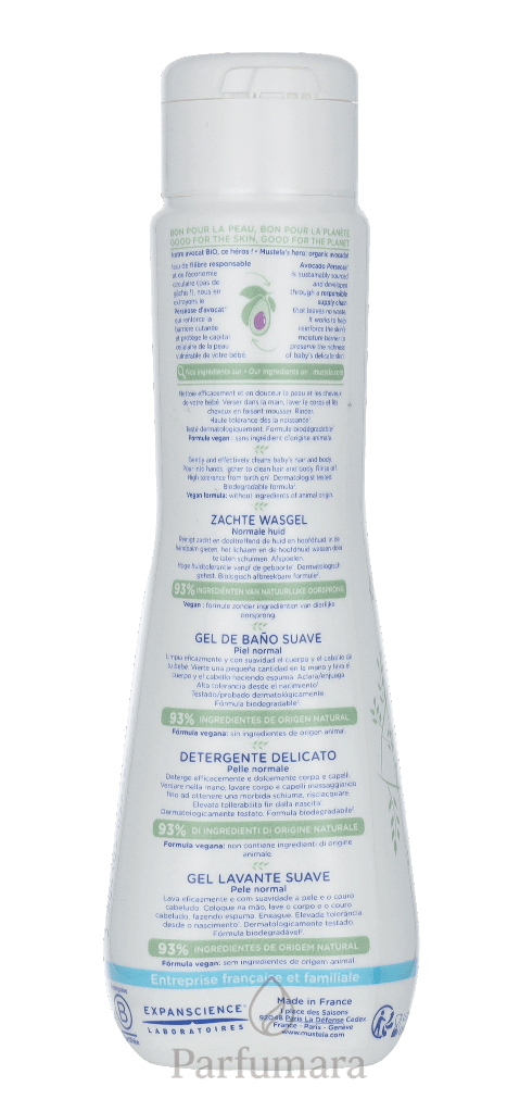 Mustela Bebe Gentle Cleansing Gel Hair And Body 200 ml