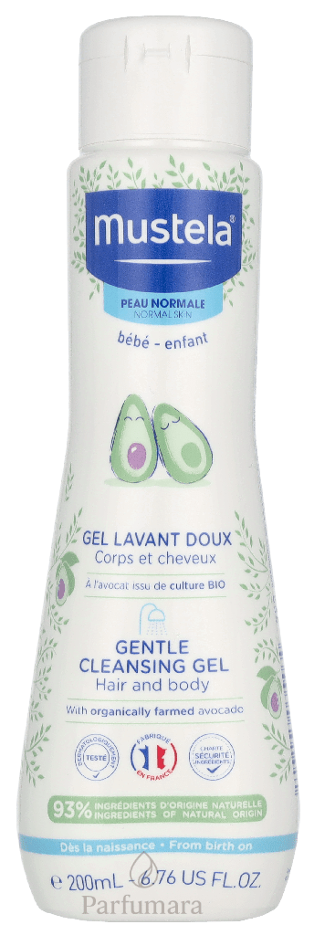 Mustela Bebe Gentle Cleansing Gel Hair And Body 200 ml