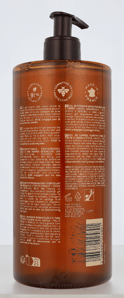 Nuxe Reve De Miel Face And Body Ultra - Rich Cleansing Gel 400 ml
