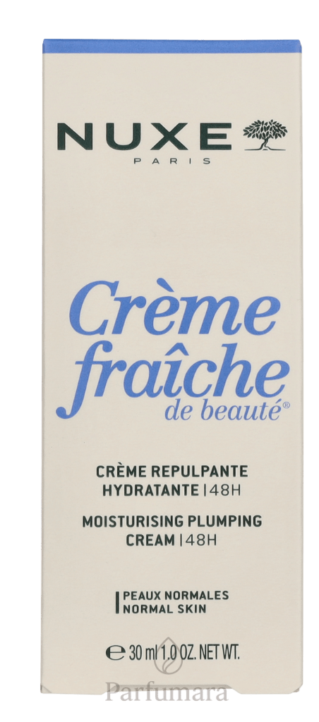 Nuxe Creme Fraiche De Beaute 48H Moisturising Cream Plumping Cream Normal Skin 30 ml