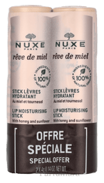 Nuxe Reve De Miel Lip Moisturizing Stick Duo Set 2x4gr 8 g