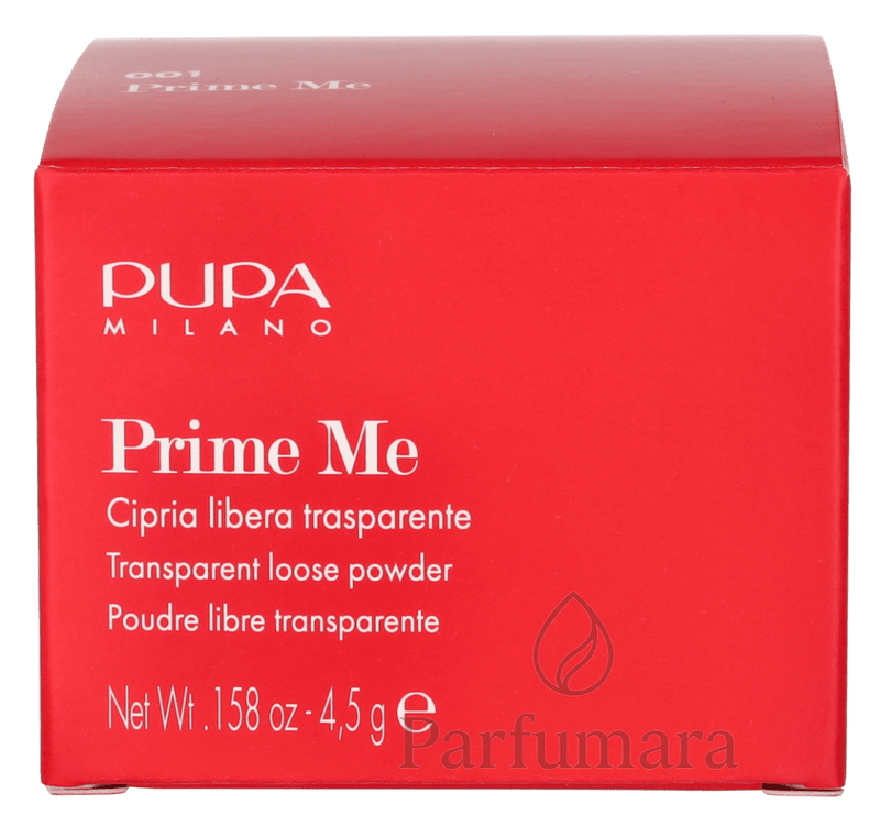 Pupa Prime Me Setting & Mattifying Loose Powder 001 4,5 g