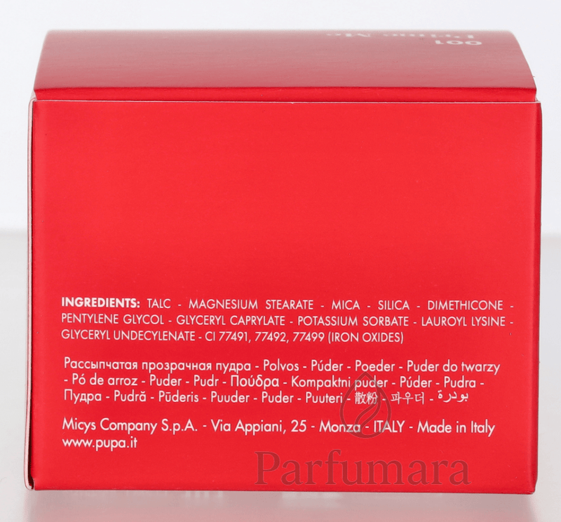 Pupa Prime Me Setting & Mattifying Loose Powder 001 4,5 g